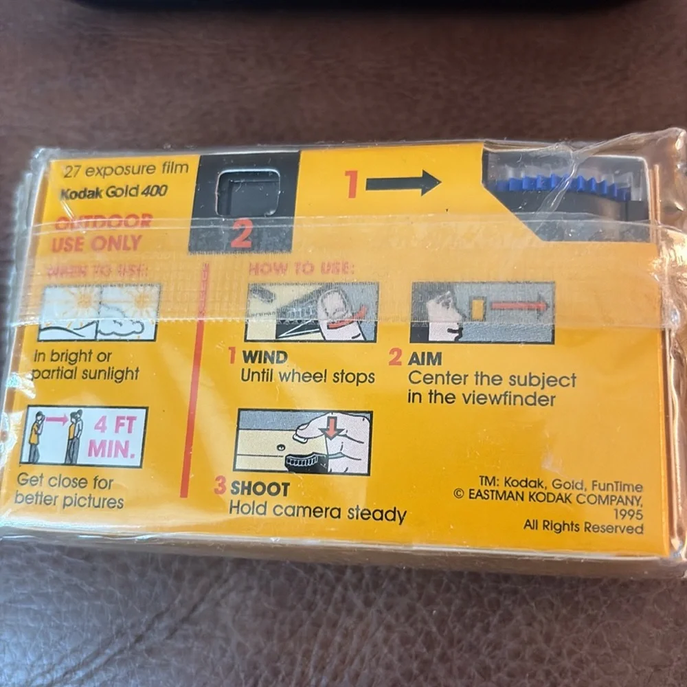 Vintage Kodak 1996 Pocahontas‎ unused fun times 35 camera